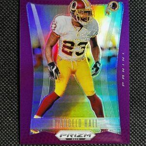 2024 Panini Prizm Deca Purple #299 DeAngelo Hall Washington Redskins /99 SP